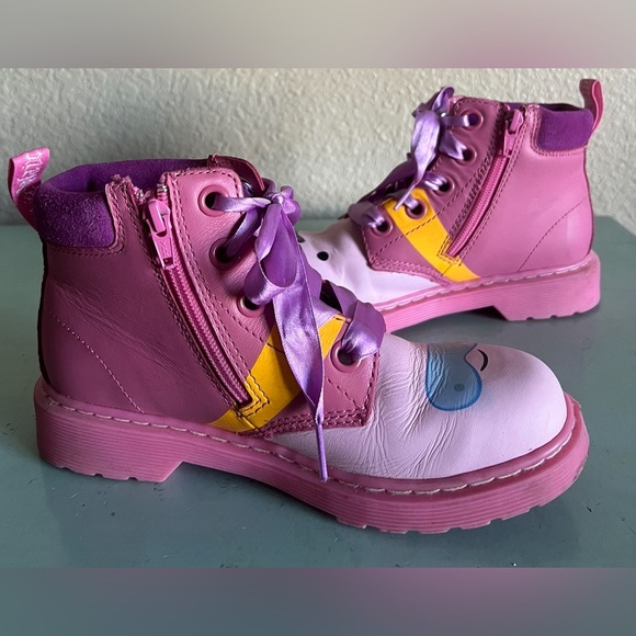 Doc Dr Martin SPECIAL EDITION- Adventure Time Princess PINK Boots Size 5 - Picture 15 of 16